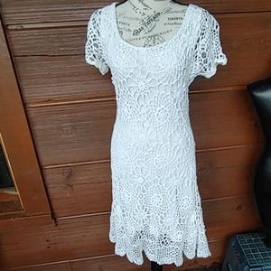 Sarah Richards hand crocheted dress.
